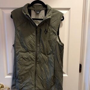 Black Diamond Green Vest Size Large